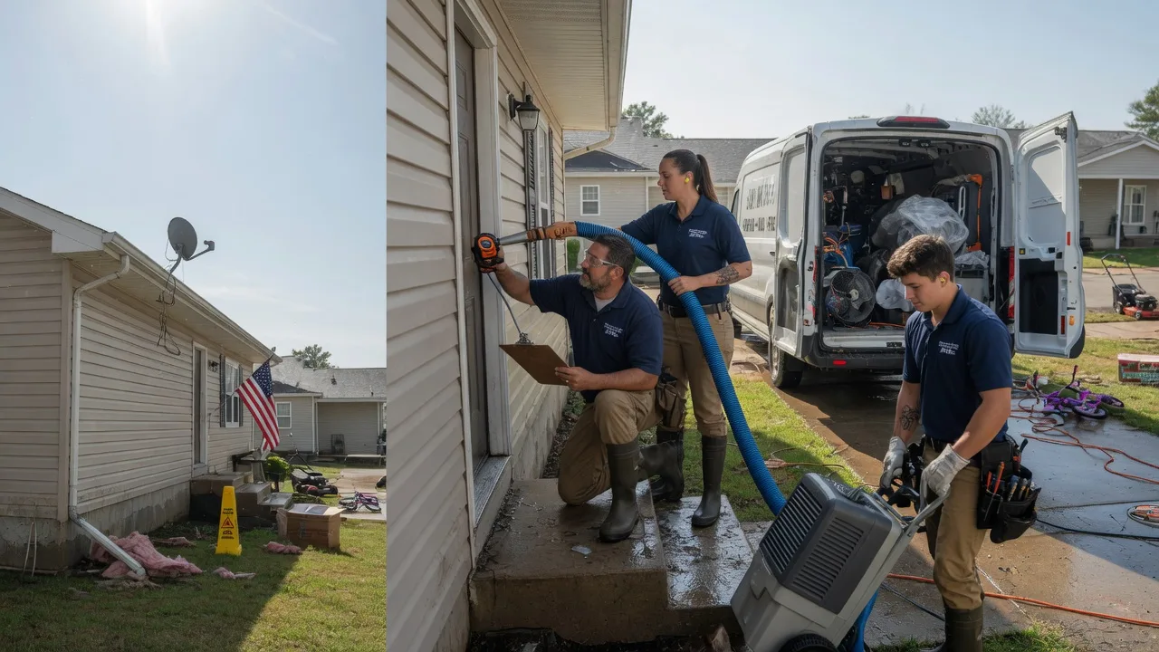 Ceiling Water Damage Restoration in Jerico Springs, MO near me